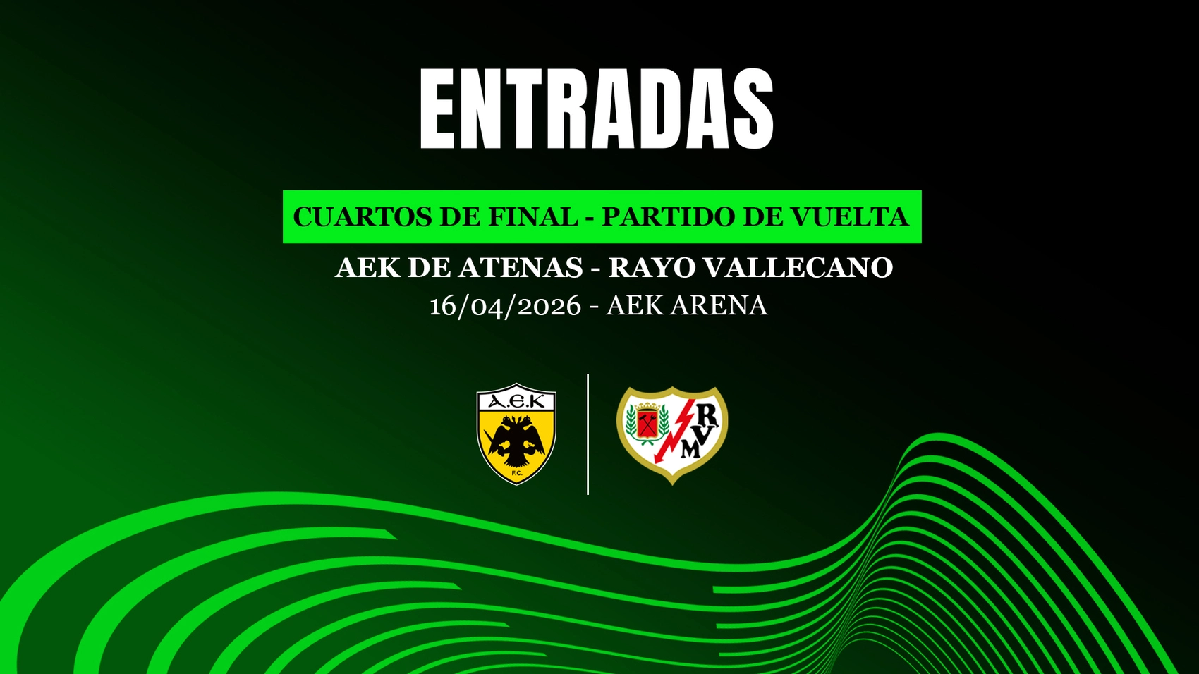 El Rayo pone a la venta las entradas visitantes para el duelo ante el AEK de Atenas desde este viernes 2 390deb24 ee69 4370 89ae 793e4a2571c3 277
