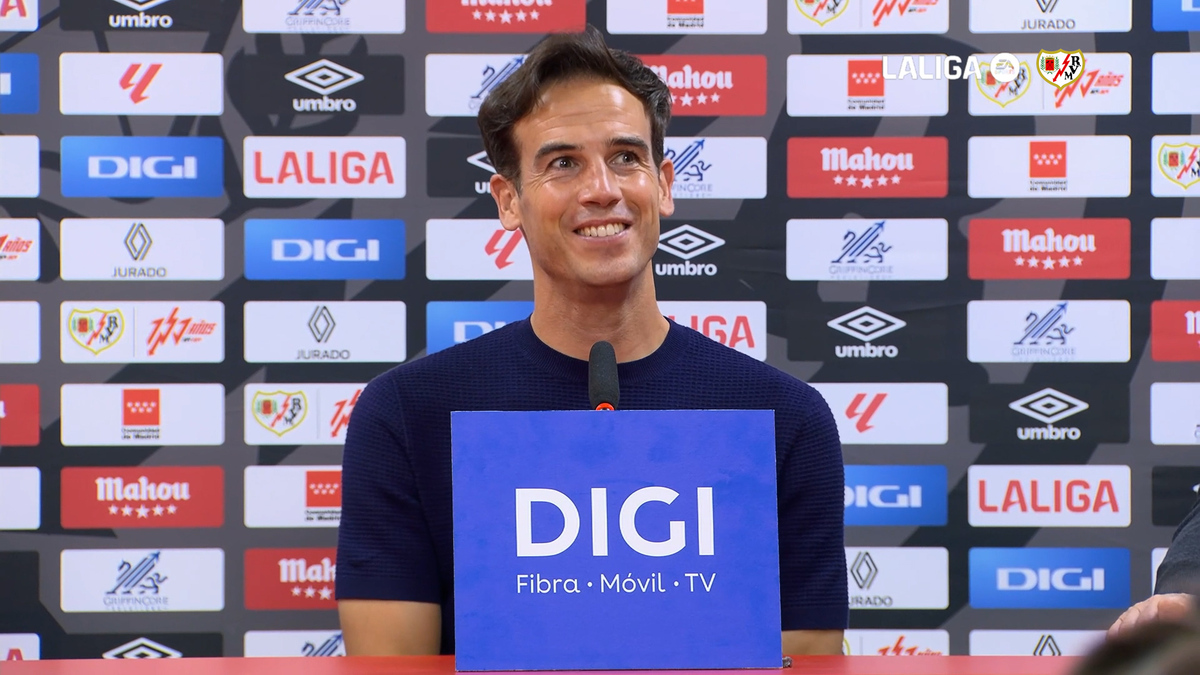 Rueda de prensa de Íñigo Pérez tras el Rayo Vallecano 1 - RCD Espanyol ...