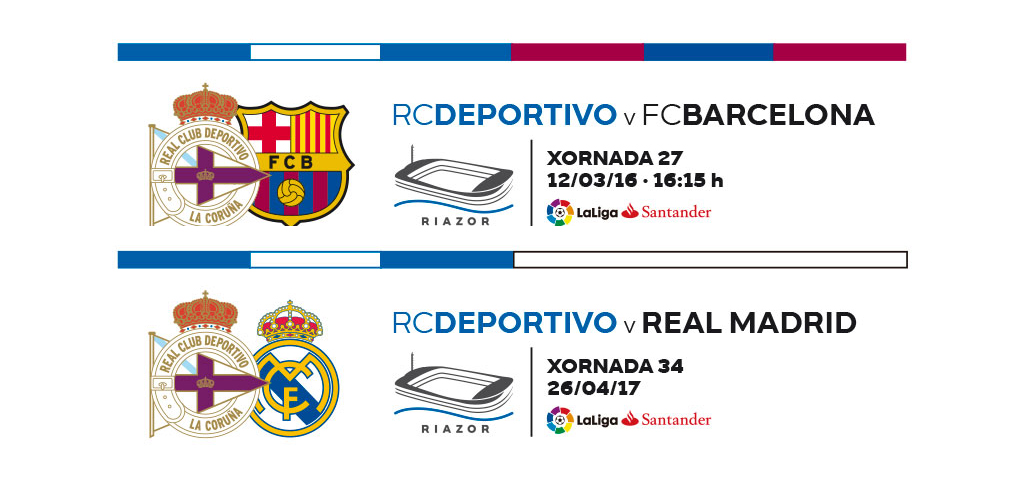 Entradas a la venta para los partidos de Barça y Madrid | RCDeportivo ...