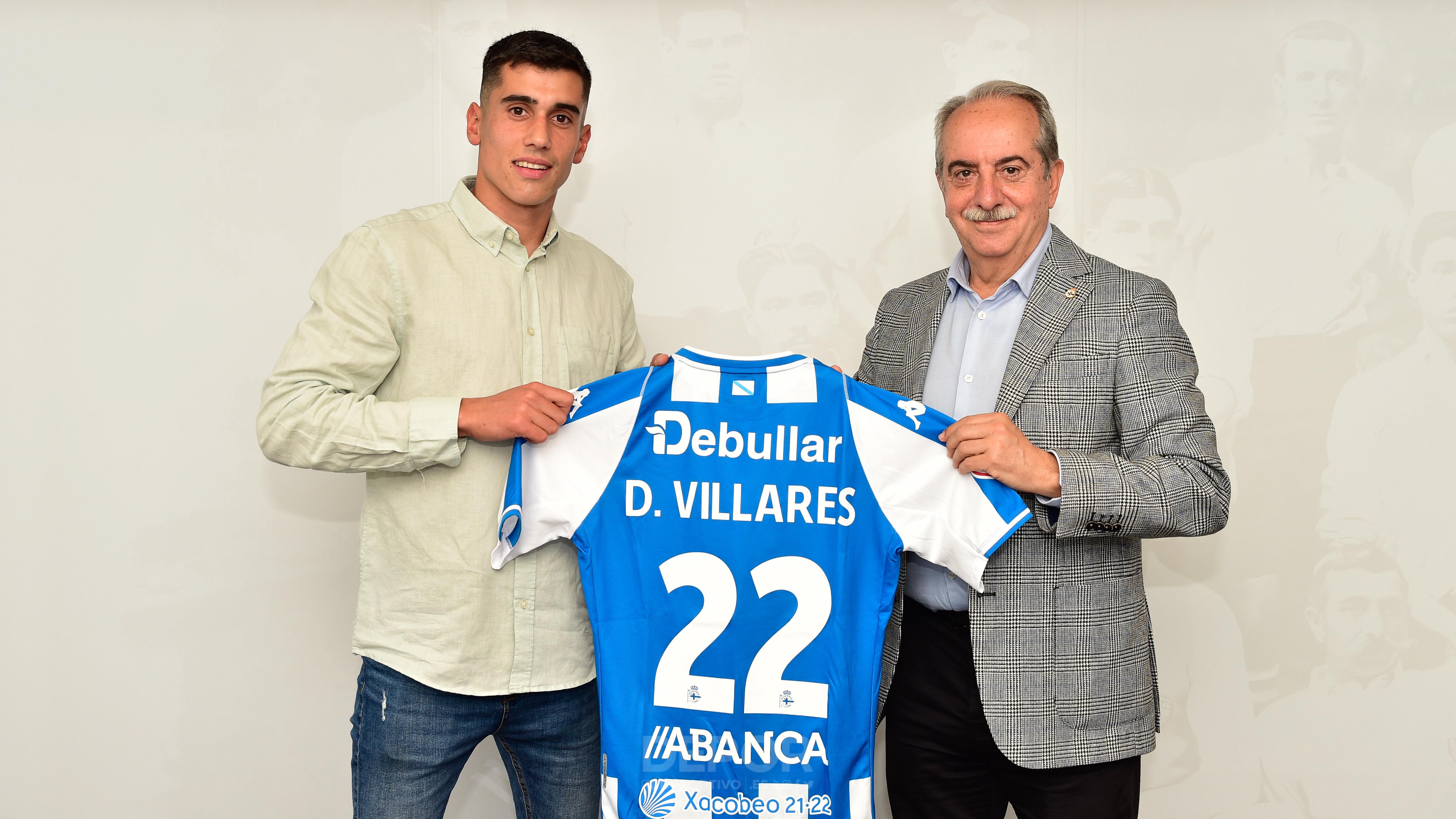 Diego Villares seguirá sendo un dos Nosos até 2025 RCDeportivo