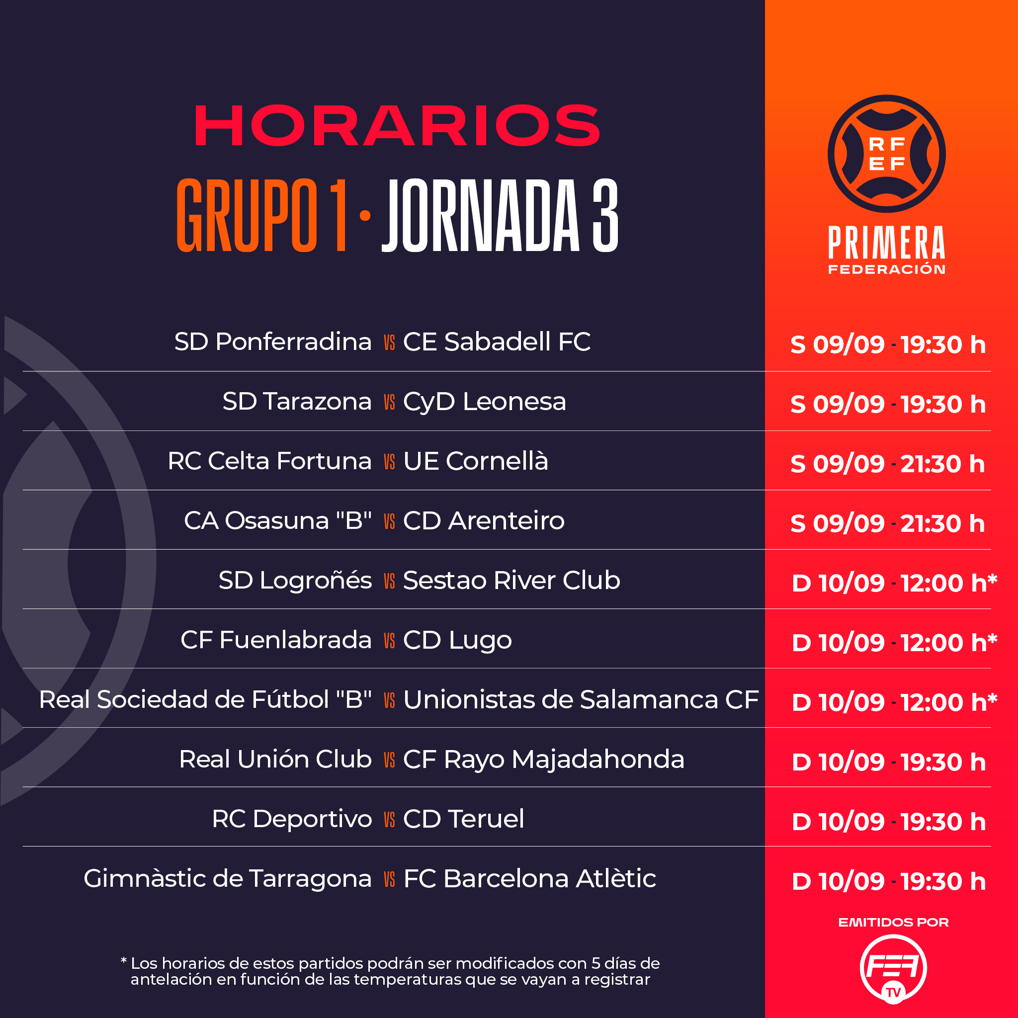 Primera Federación: Deportivo de la Coruña - Teruel: horario y dónde ver en  TV el partido de Primera Federación