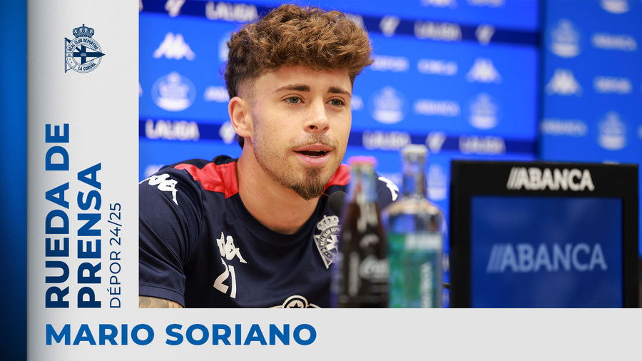 Mario Soriano: "Queremos más, queremos acabar de la mejor manera posible" |  RCDeportivo | Página Oficial del RC Deportivo de La Coruña