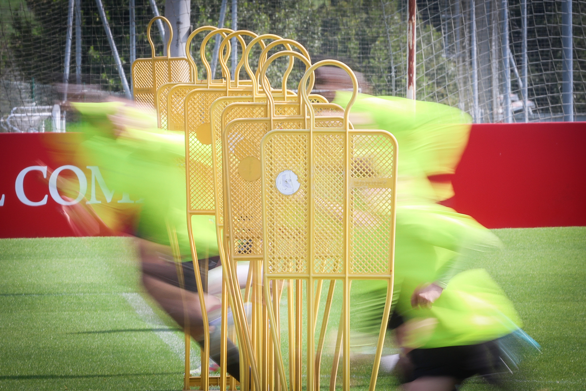 Entrenamiento tras el partido | Real Sporting | Web Oficial