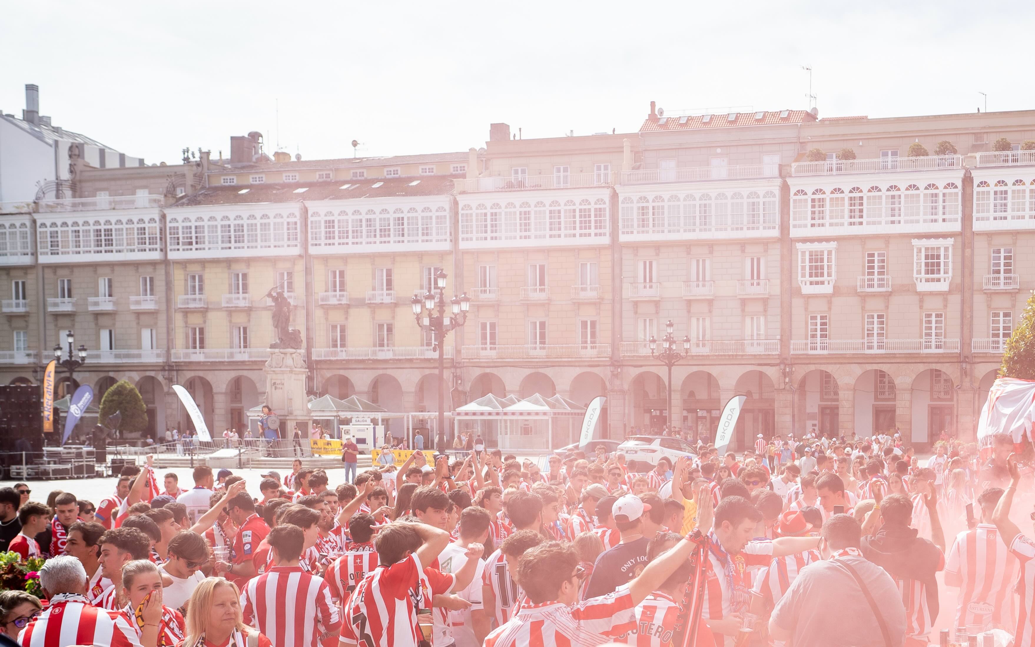 Unsere Fans bei Dépor-Real Sporting