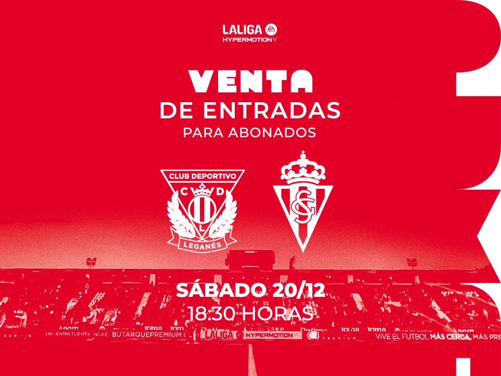 Tickets for CD Leganés-Real Sporting
