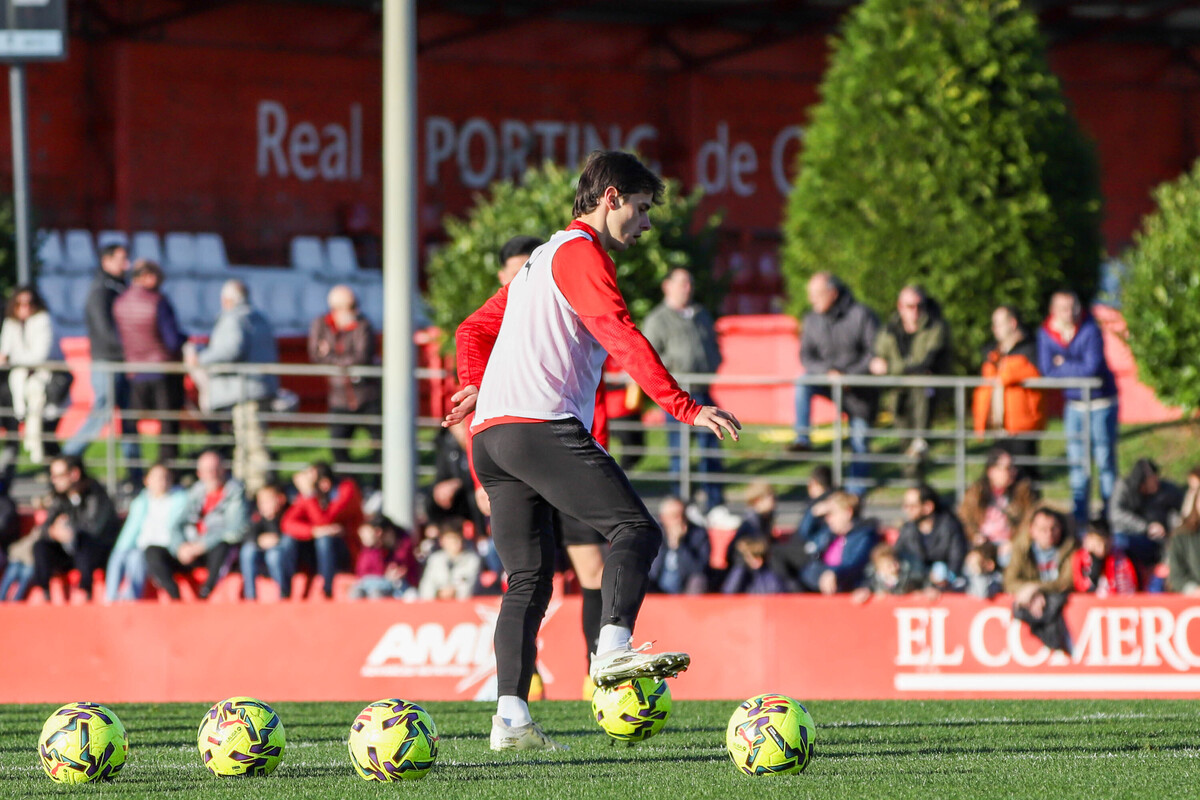 El equipo prepara el partido del domingo | Real Sporting | Web Oficial