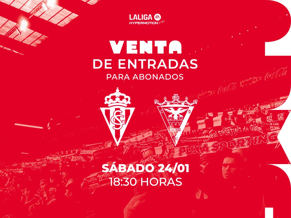 Tickets for Real Sporting-CD Mirandés