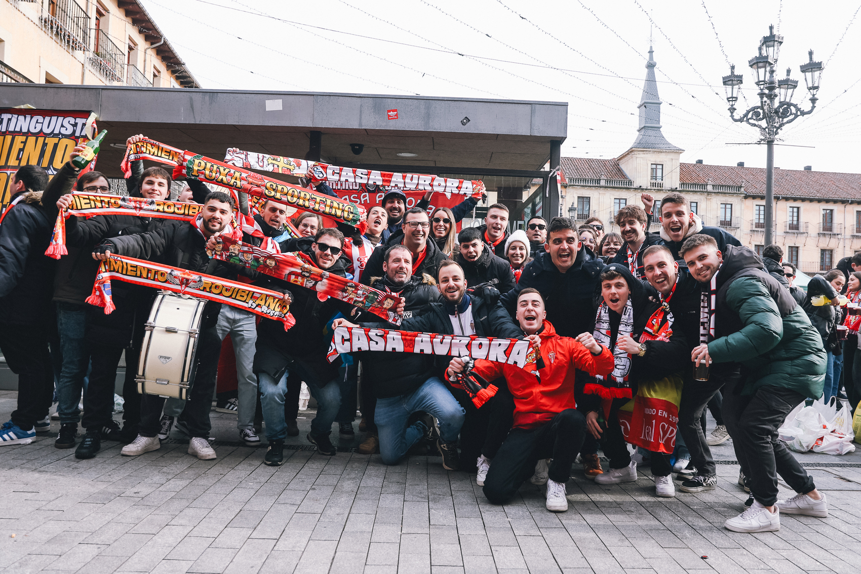 Unsere Fans beim Spiel Cultural gegen Real Sporting
