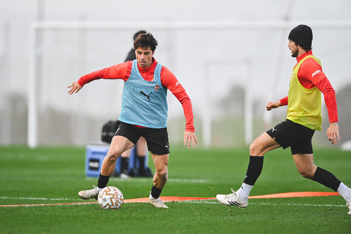 Sesión de trabajo tras el descanso | Real Sporting | Web Oficial