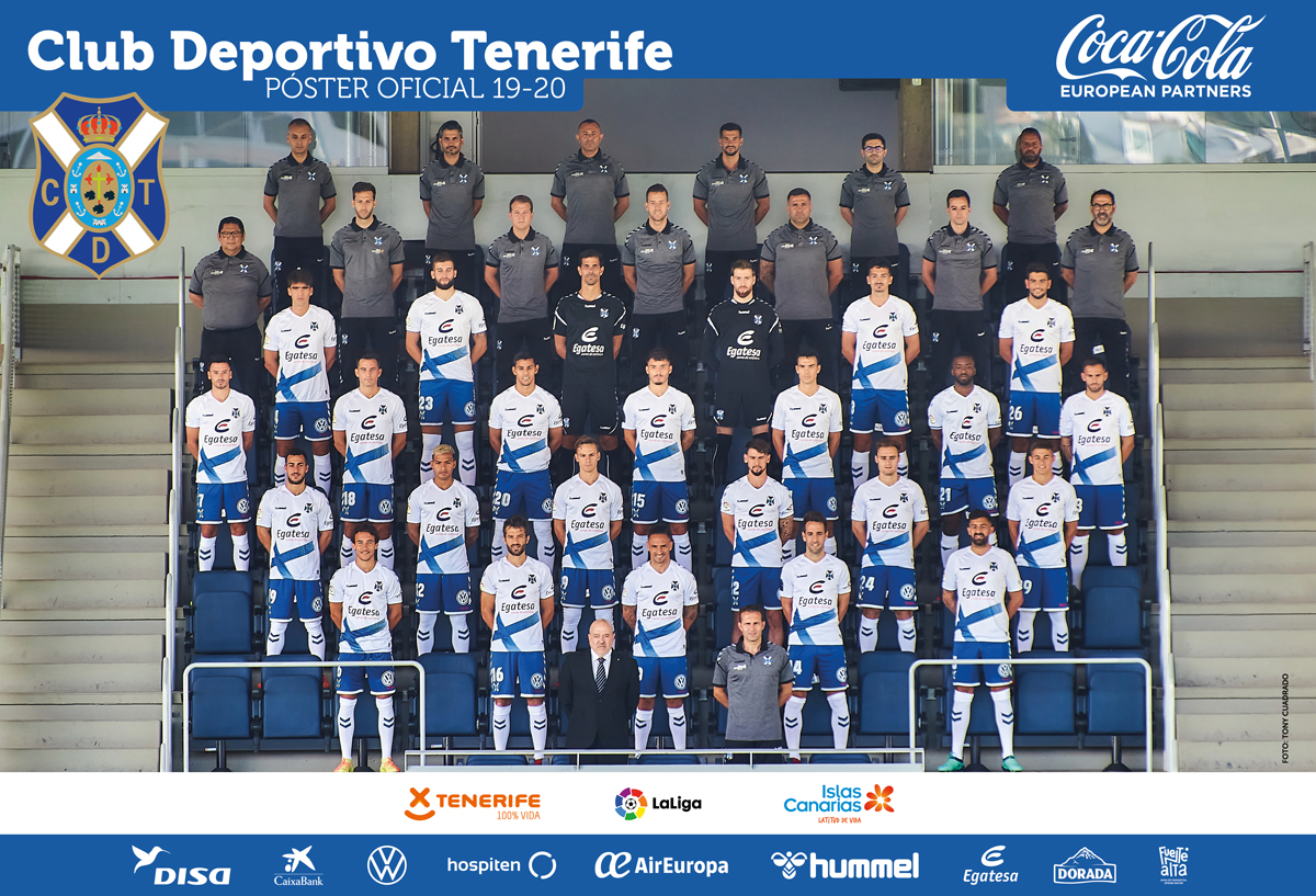 Fotografía Oficial De La Plantilla Del CD Tenerife 19/20 | CD Tenerife ...