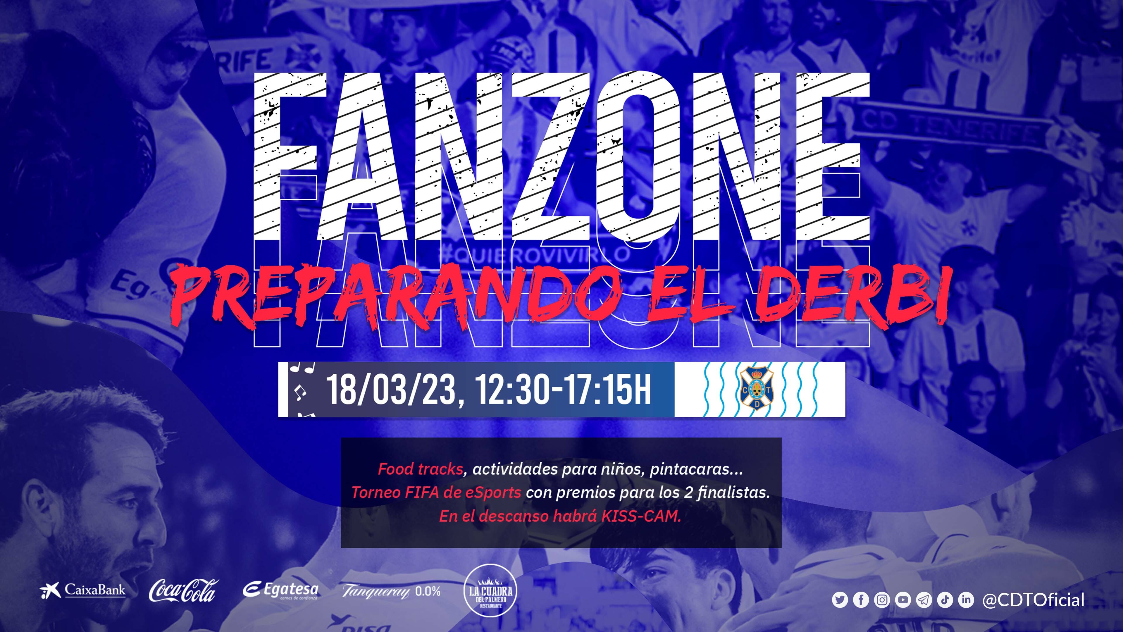Fan Zone y actividades antes del DerbiCanario CD Tenerife  Oficial
