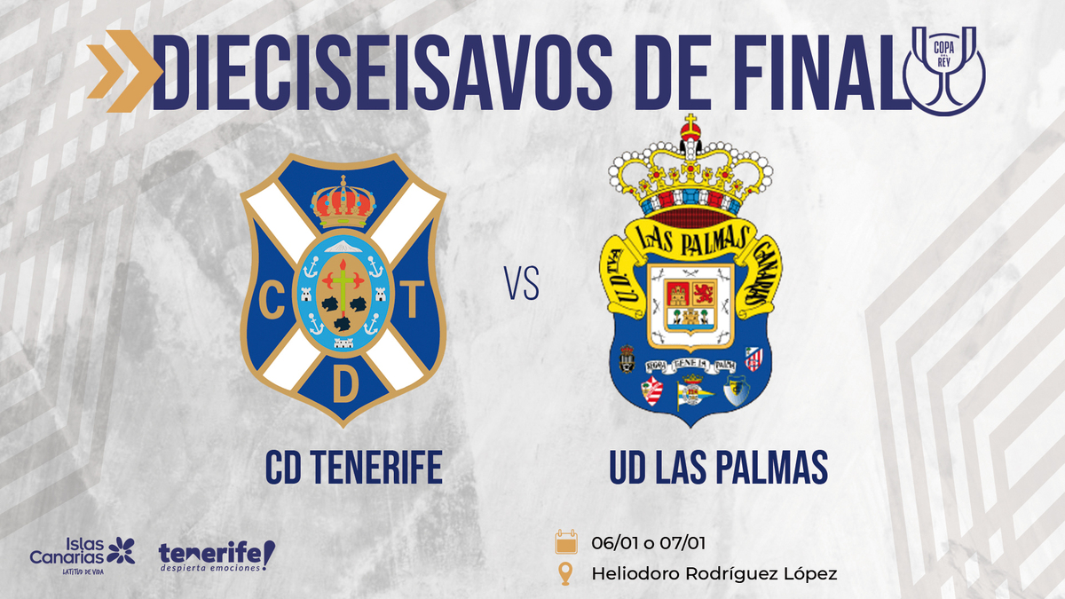 Derbi Canario en los dieciseisavos de final de la Copa SM el Rey | CD ...