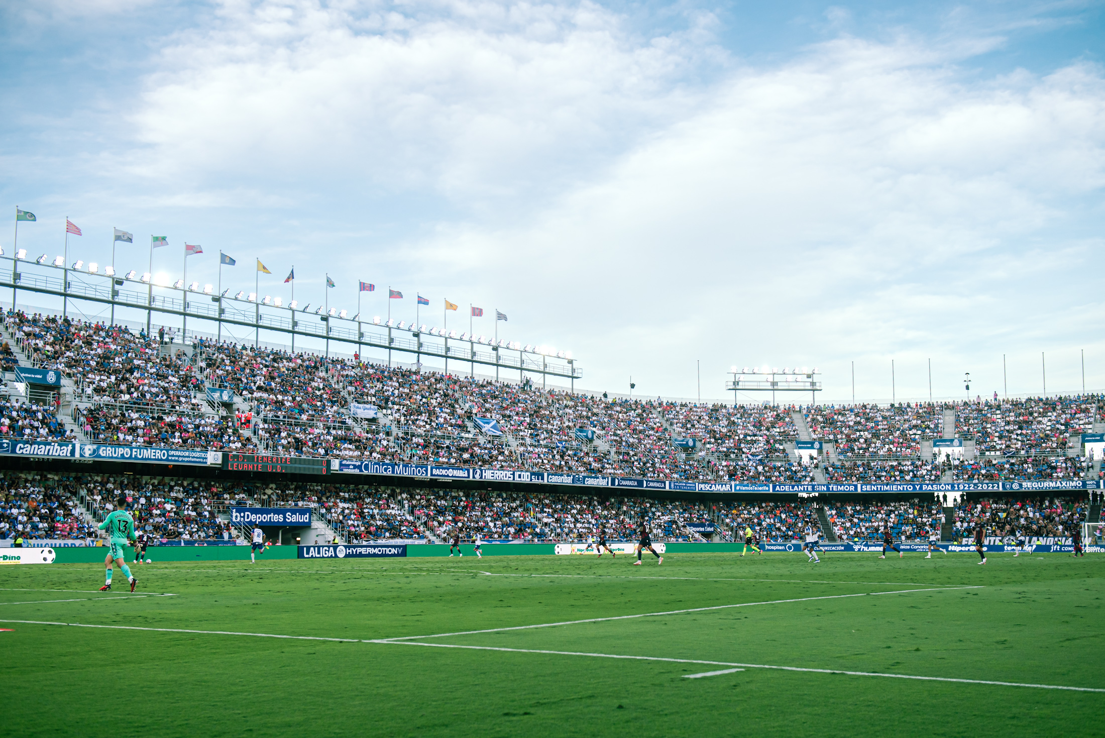 El Heliodoro Rodríguez López, segundo estadio de la categoría con mayor