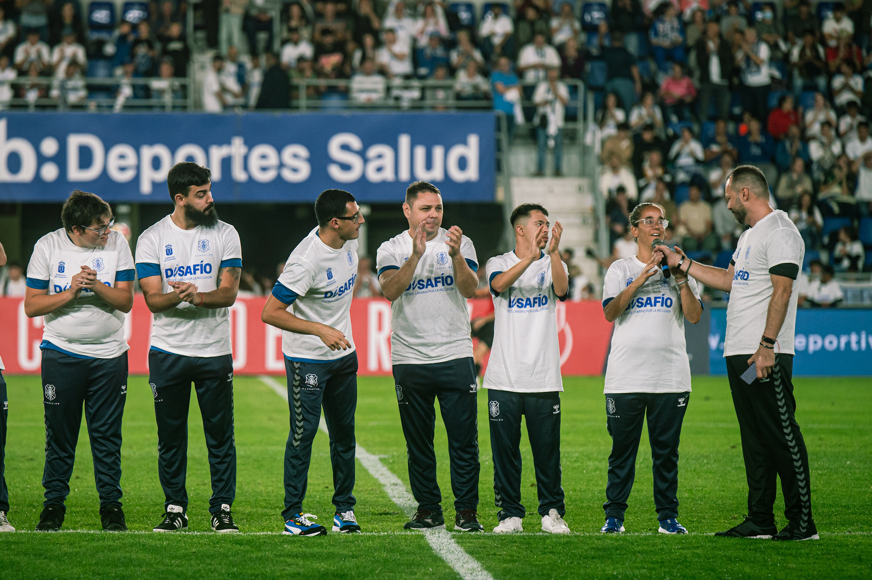 La Fundación CD Tenerife repartirá camisetas conmemorativas del proyecto 'DiSAFÍO' en la previa del #TenerifeEibar