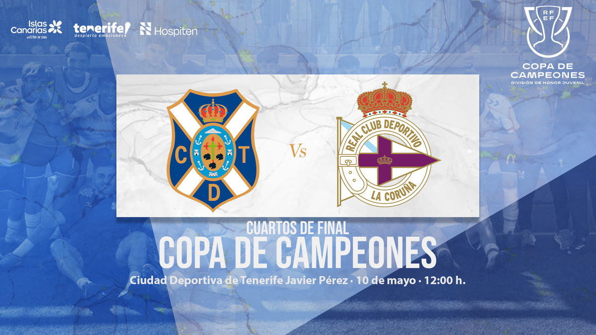 El Juvenil del CD Tenerife disputa este sábado la Copa de Campeones ...