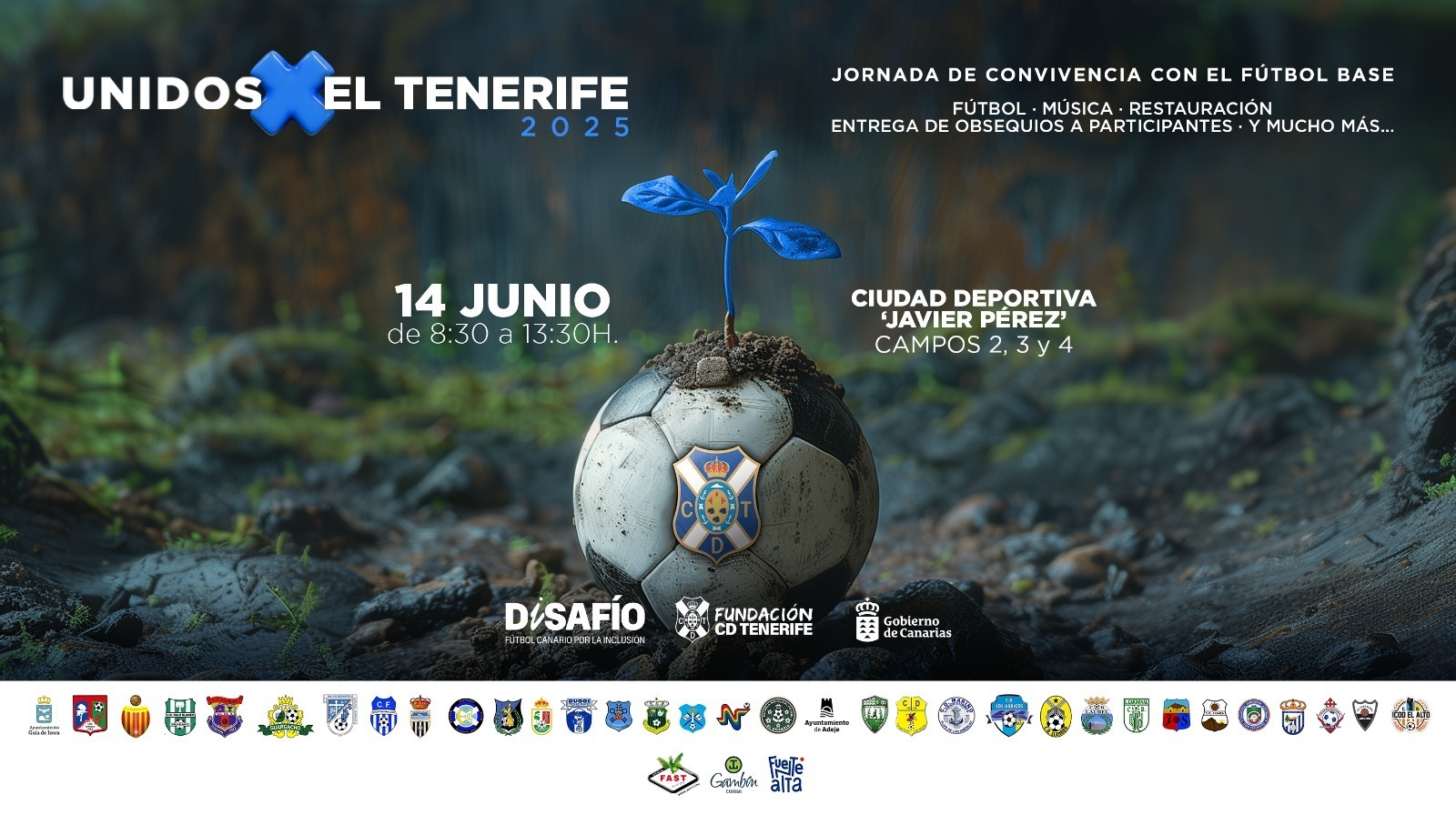 La Ciudad Deportiva acoge el cierre de temporada del programa 'Unidos X el Tenerife'