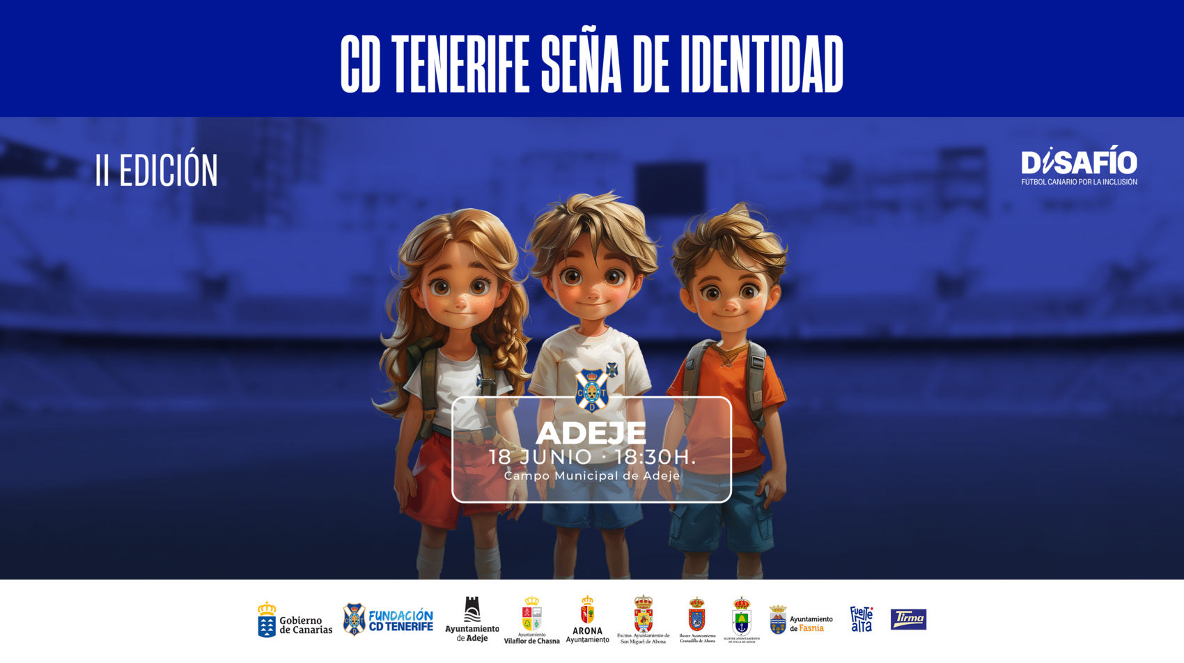 Adeje acoge el cierre de la II Edición del proyecto 'CD Tenerife: Seña de Identidad'