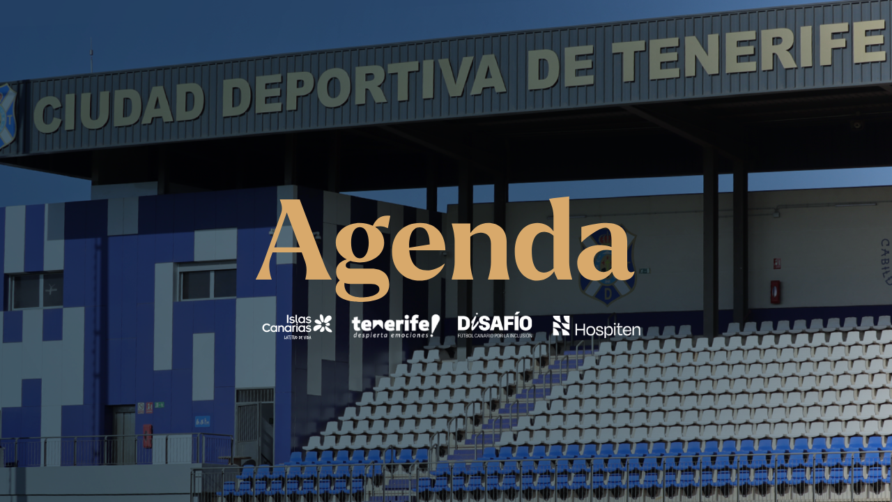 Agenda de encuentros del fin de semana del Área de Fútbol Base del CD Tenerife