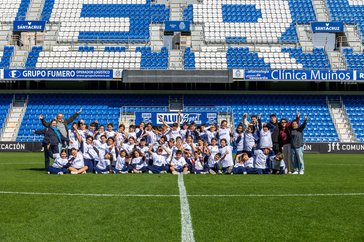 El CPEIPS Nazaret de Los Realejos disfruta de la cuarta jornada de ‘CD Tenerife: Seña de Identidad’