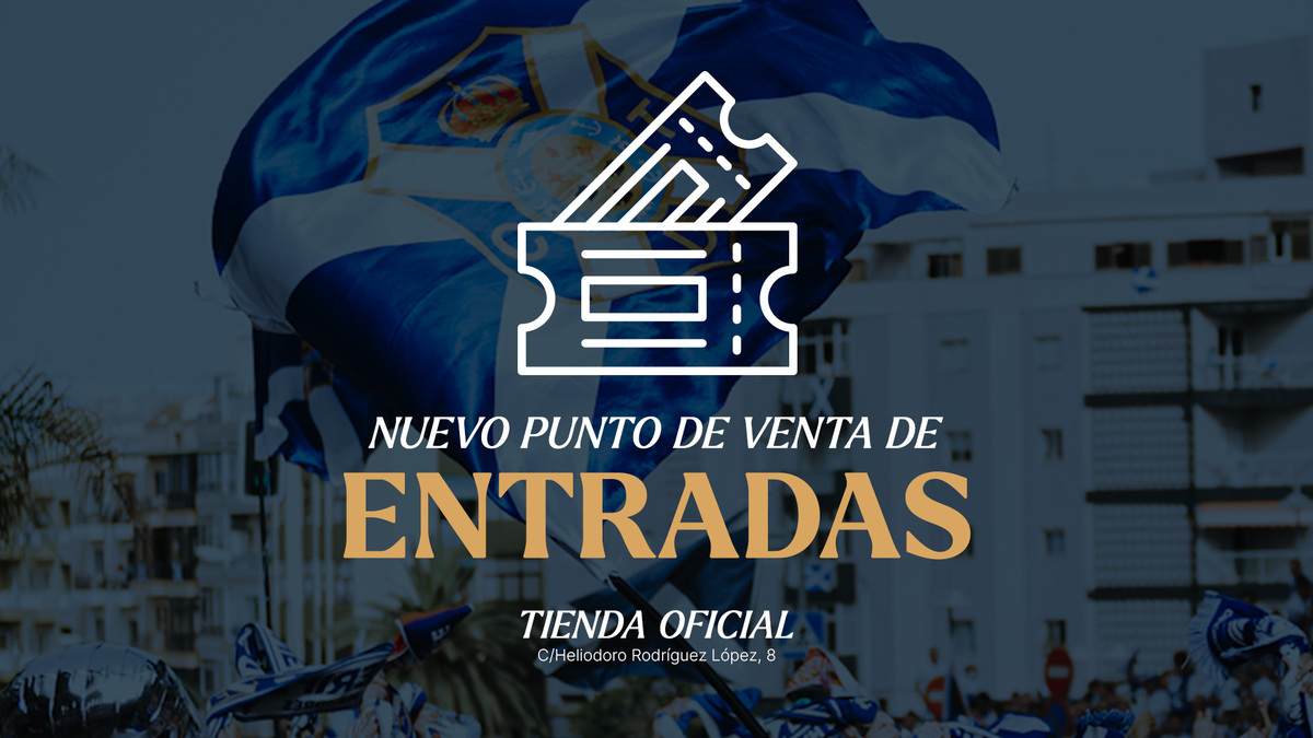 Las entradas para el #TenerifeRealAvilésIndustrial, en la tienda oficial desde este martes