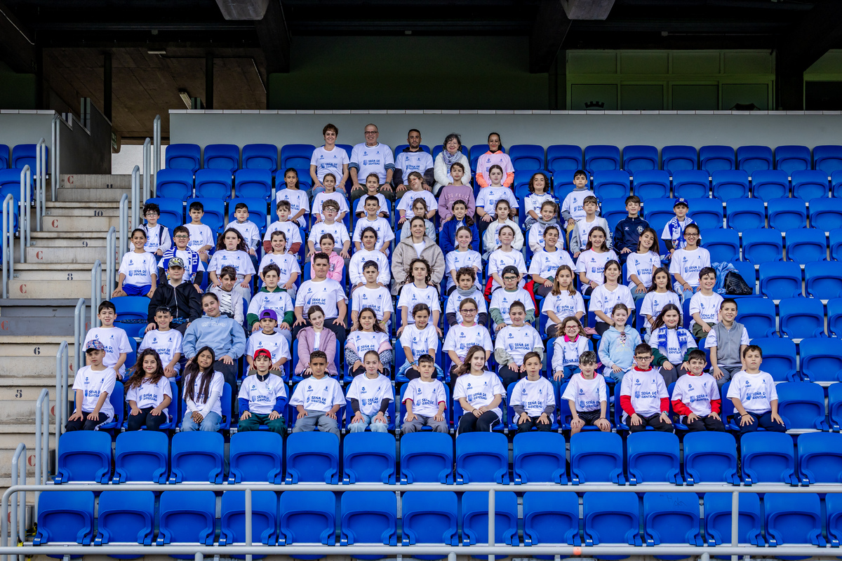 Escolares del CEIP Ramón y Cajal en la vigésimo cuarta sesión del proyecto ‘CD Tenerife: Seña de identidad’