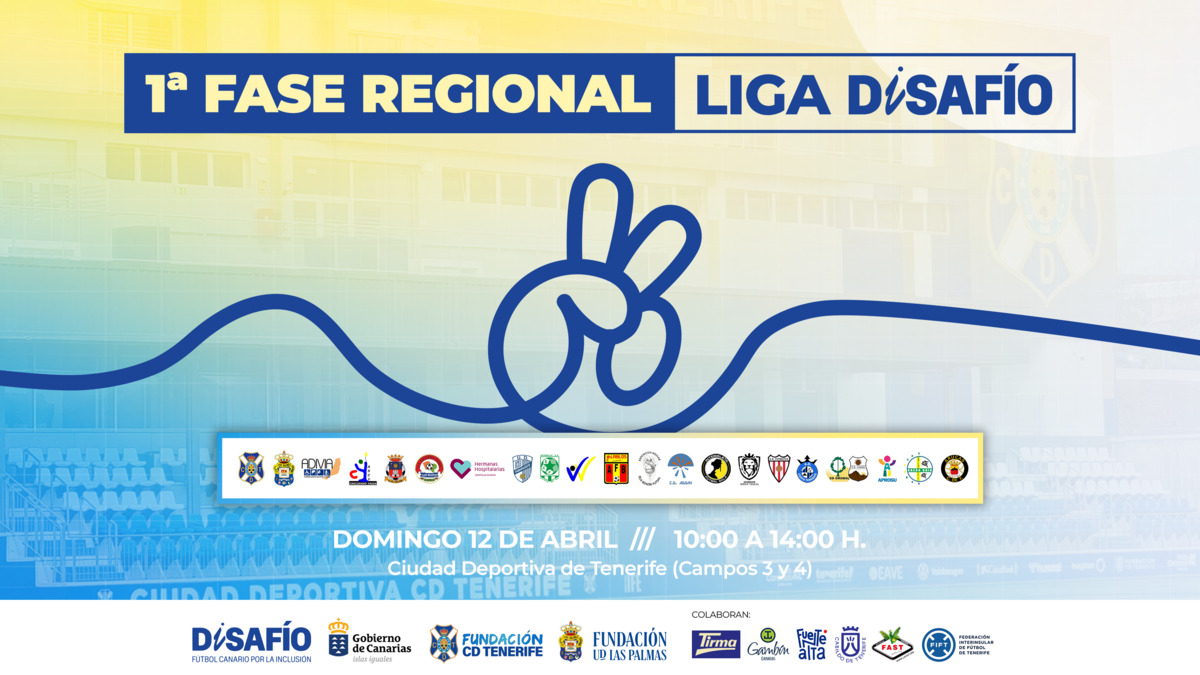 La Ciudad Deportiva de Tenerife Javier Pérez acoge la primera jornada de la fase regional de la Liga DISAFÍO 25-26