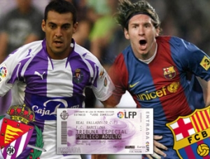 Valladolid contra barcelona entradas
