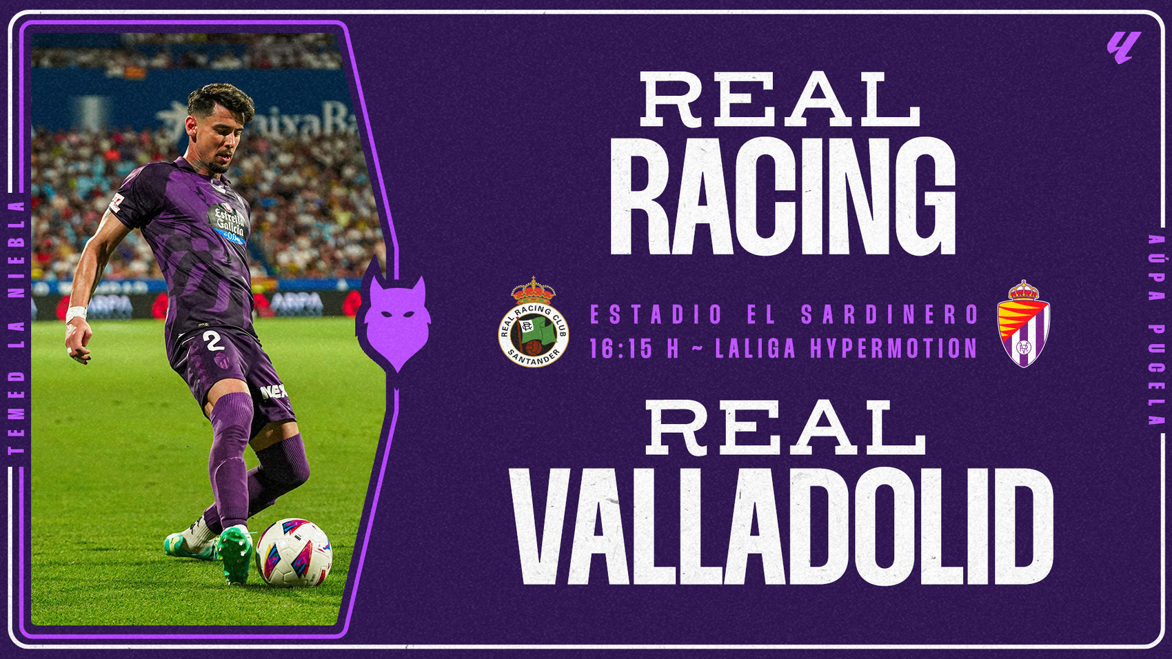 Cronología de racing de santander contra real valladolid