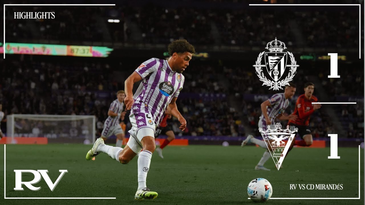 RESUMEN. J8 | Real Valladolid vs  CD Mirandés #laligahighlights