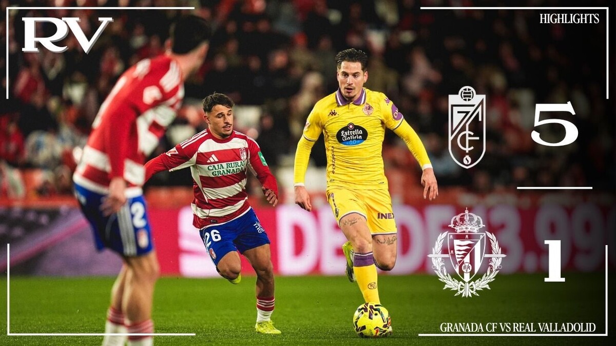 RESUMEN. J26 | Granada vs  Real Valladolid #laligahighlights