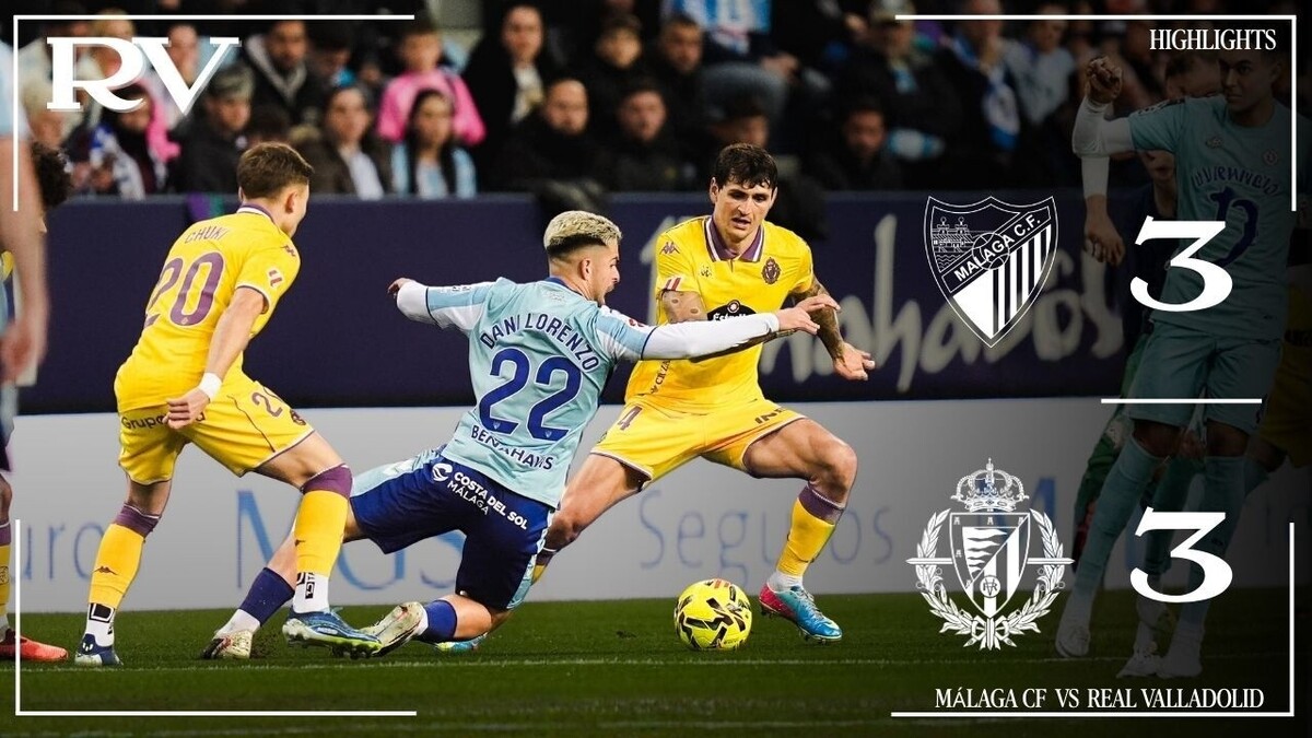 RESUMEN. J29 |Málaga CF vs Real Valladolid CF  #laligahighlights