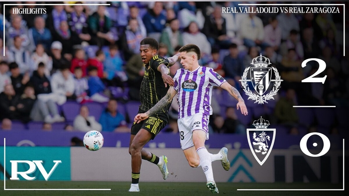 RESUMEN J39 | REAL VALLADOLID VS REAL ZARAGOZA #laligahighlights
