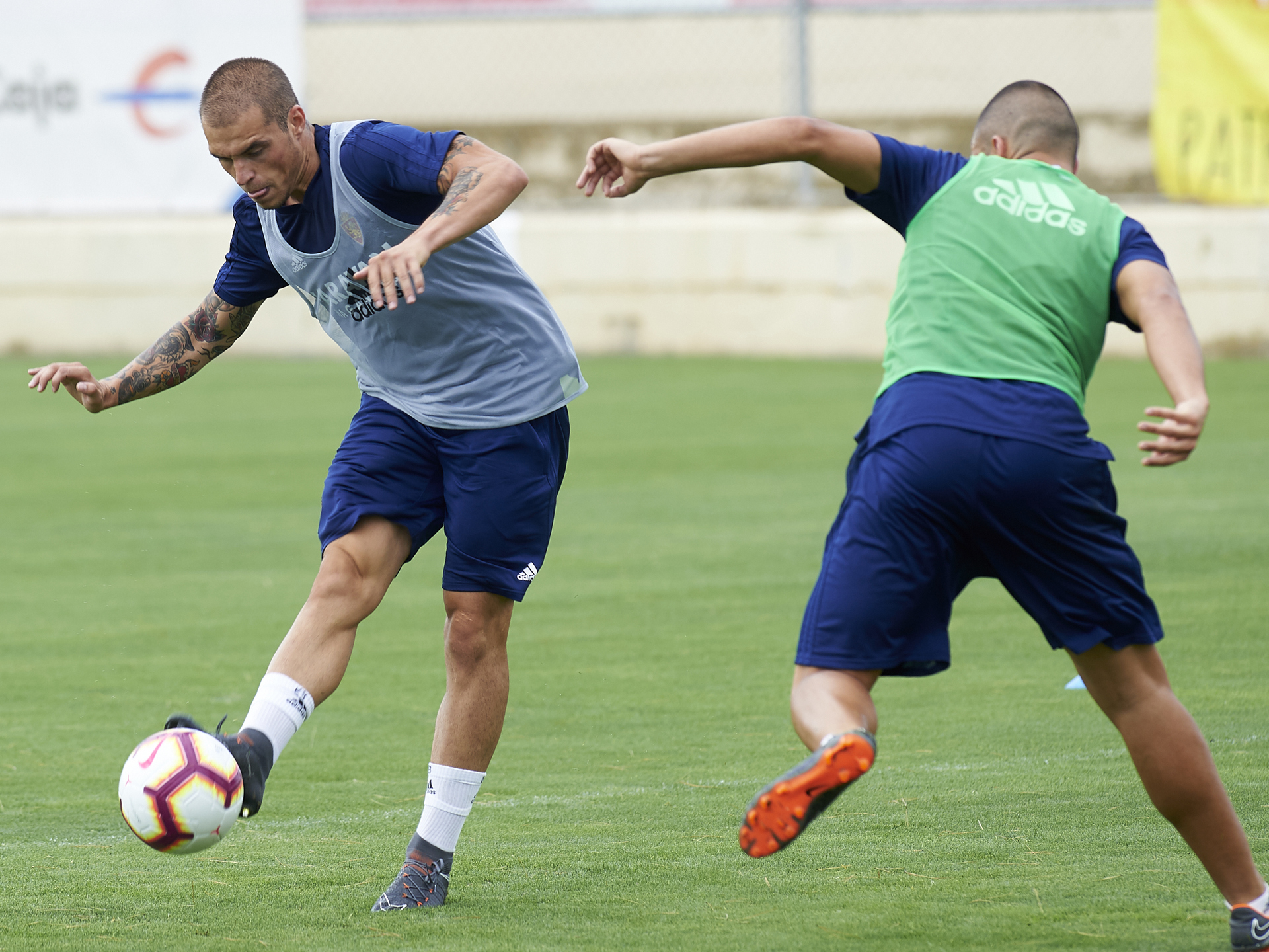 Nuevo entrenamiento del conjunto zaragocista en la Ciudad Deportiva ...