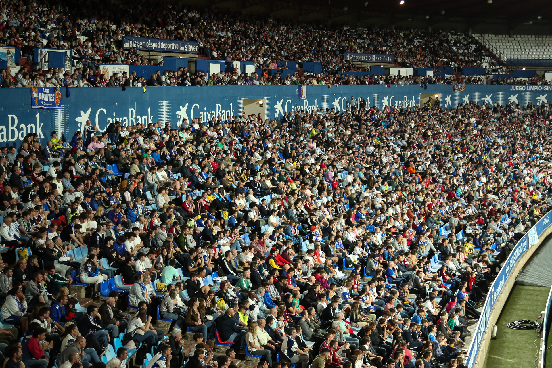 Casi 400.000 espectadores en La Romareda esta temporada