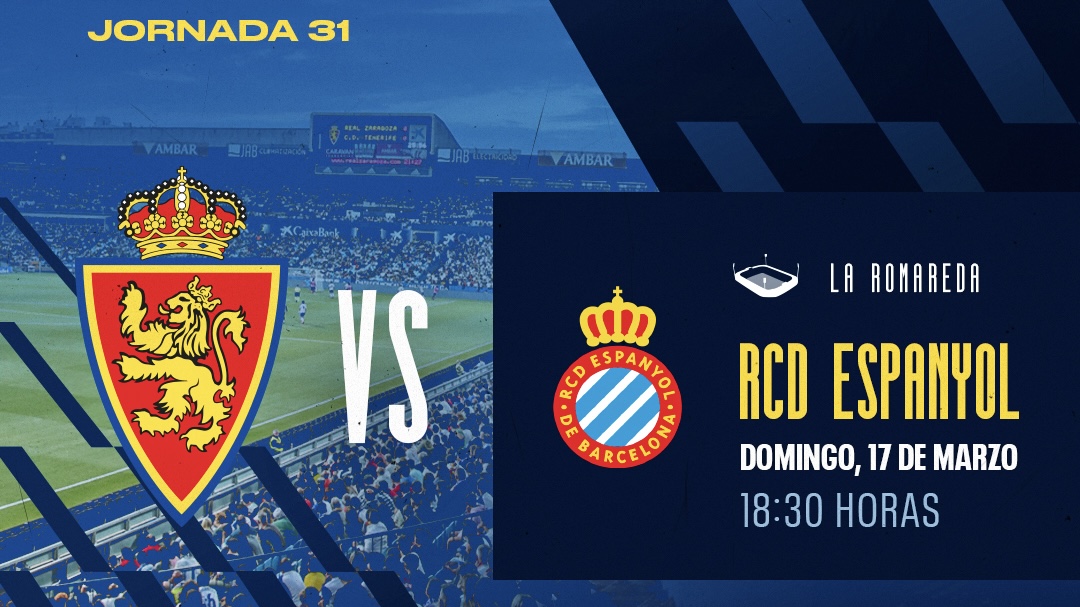 Estadísticas de rcd espanyol contra real zaragoza