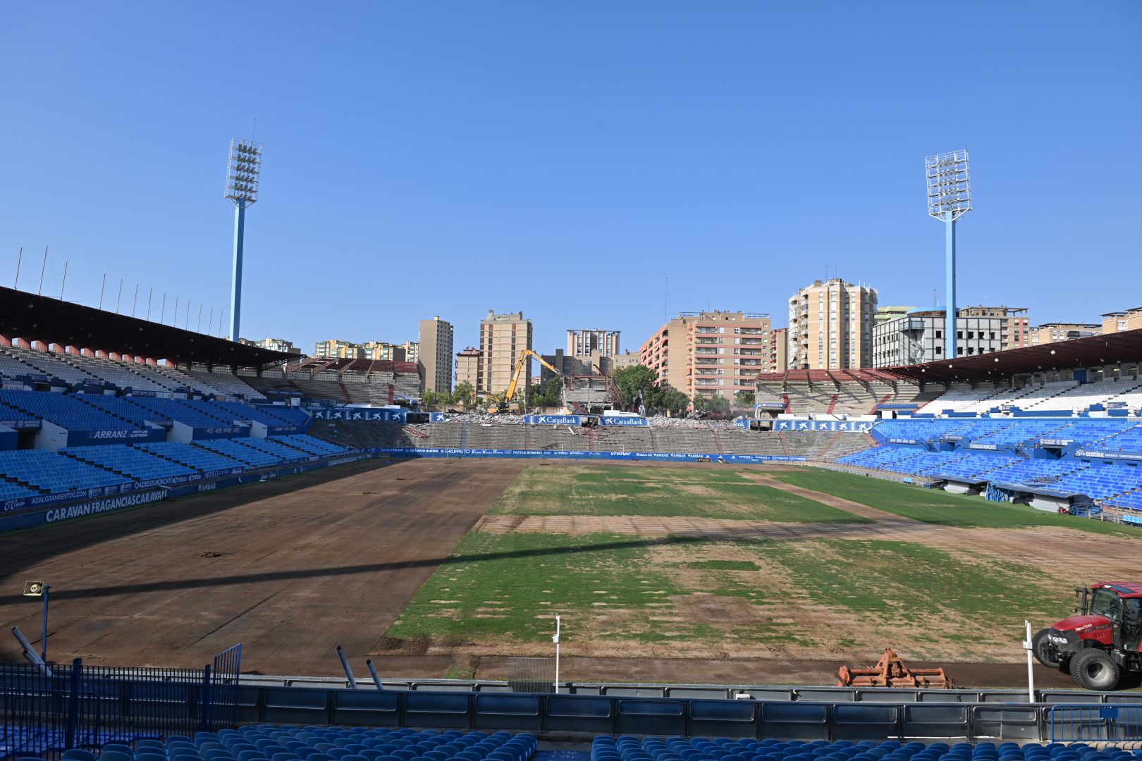 The complete demolition of the former Urban Planning Department and the ...