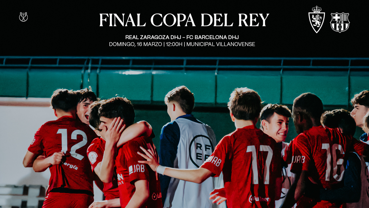 El FC Barcelona DHJ, rival en la final por la Copa del Rey Juvenil ...