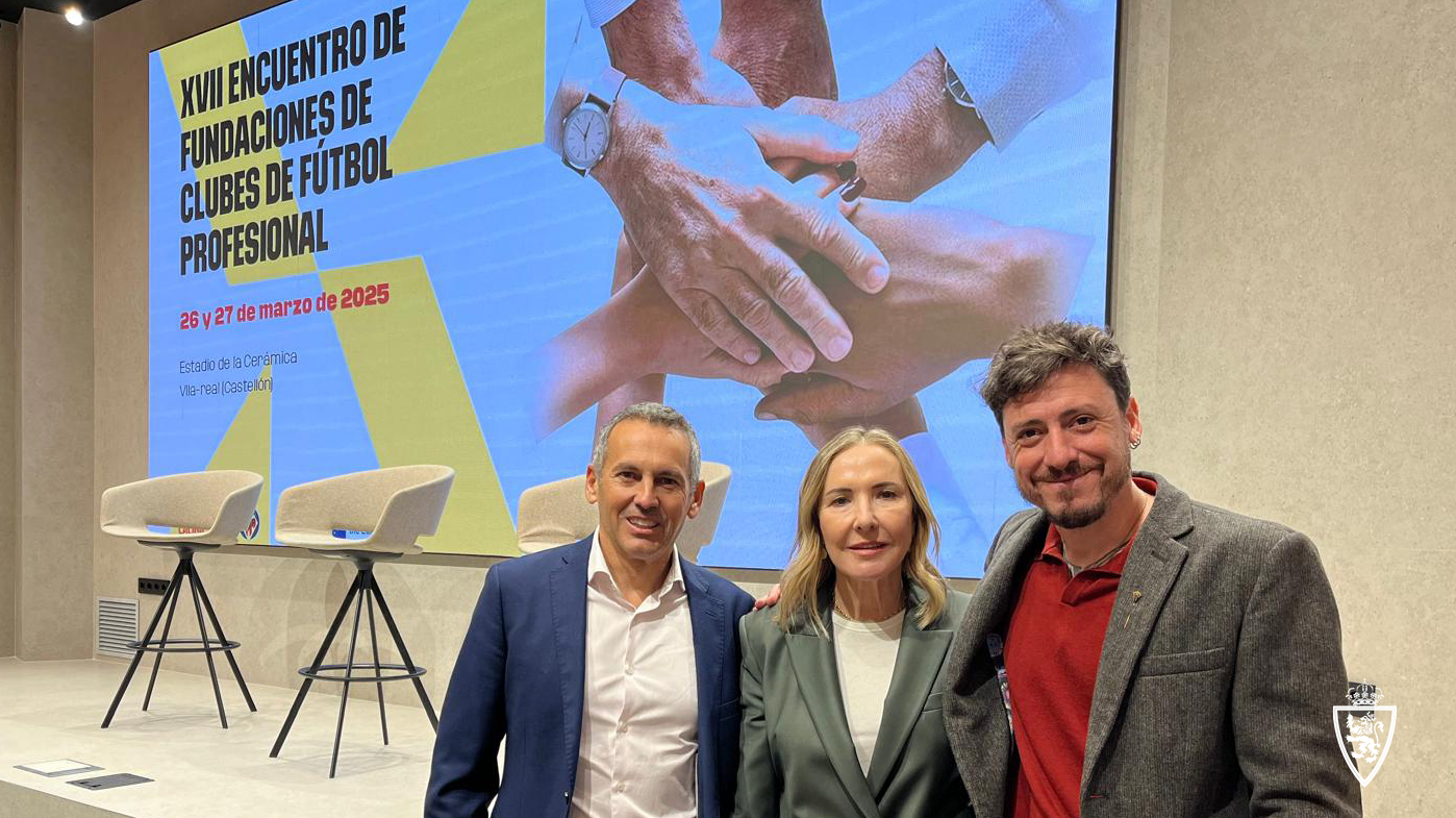 La Fundación del Real Zaragoza, presente en Vila-real por el XVII Encuentro de Fundaciones del Fútbol Profesional