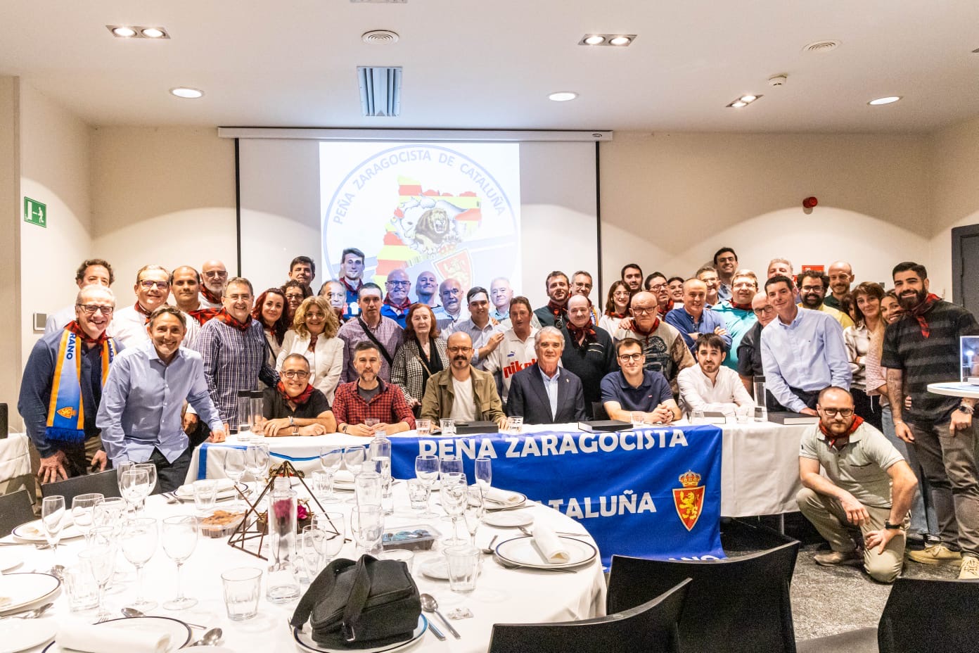 Der Zaragoza Club von Katalonien Alfonso Solans Serrano feierte sein ...