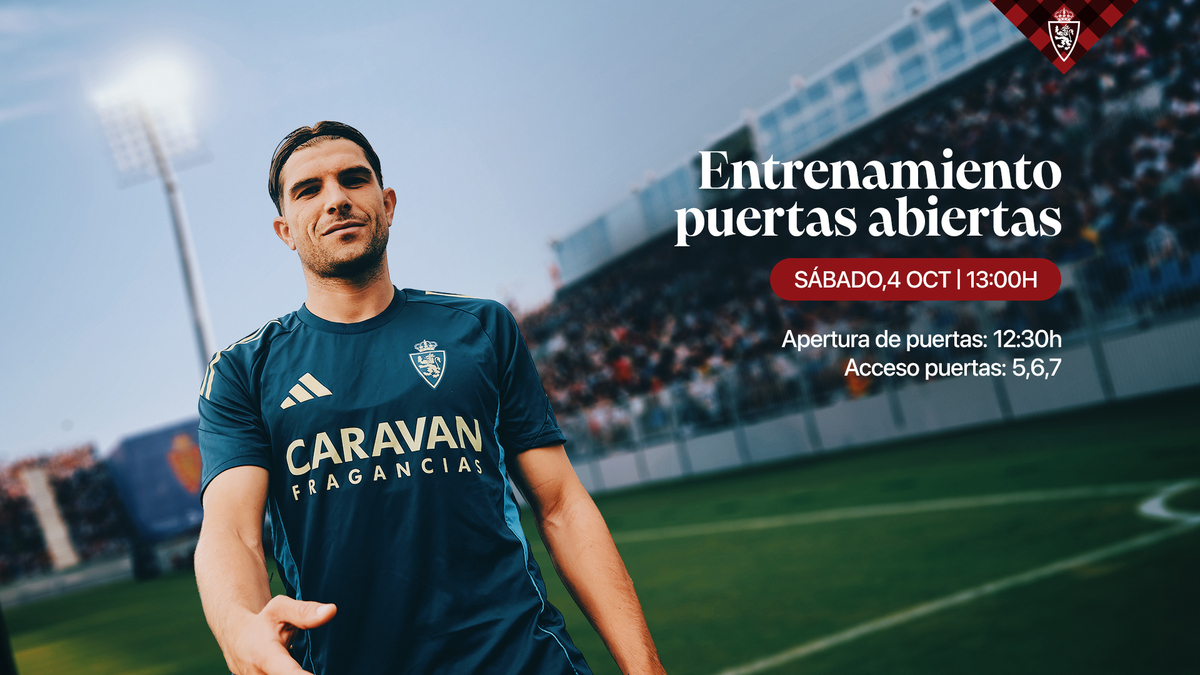 Real Zaragoza trainiert vor dem Spiel gegen Córdoba bei offenen Türen für ...