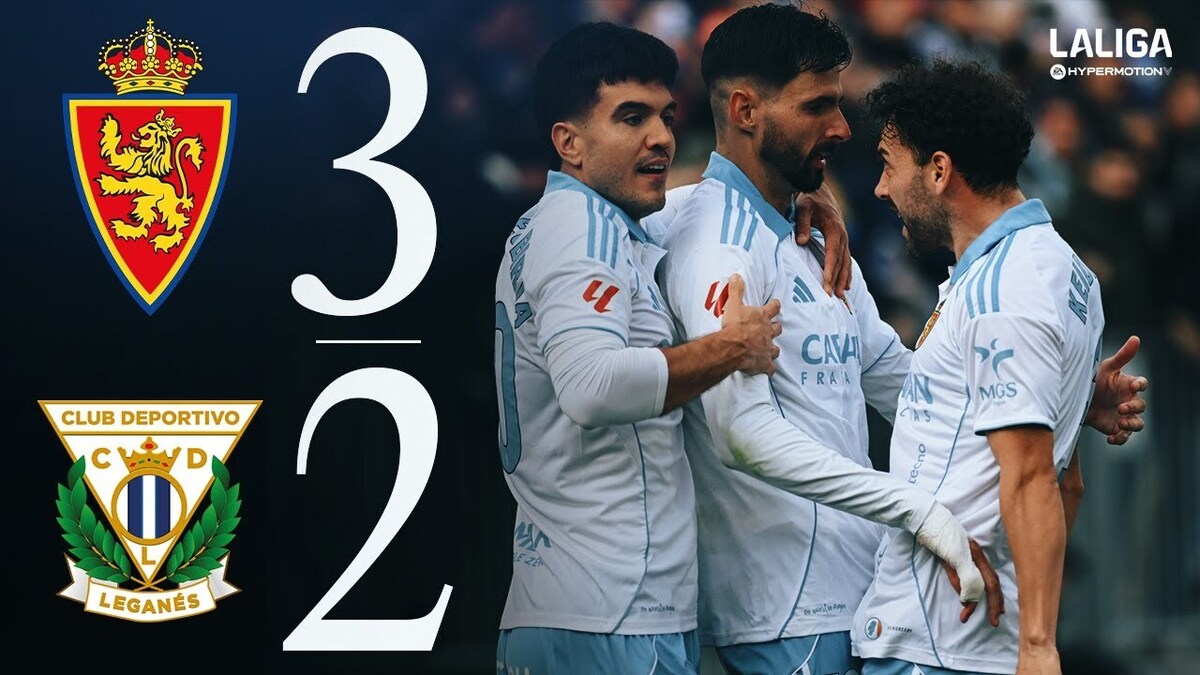 RESUMEN | Real Zaragoza 3-2 CD Leganés | LaLiga Hypermotion | Real ...