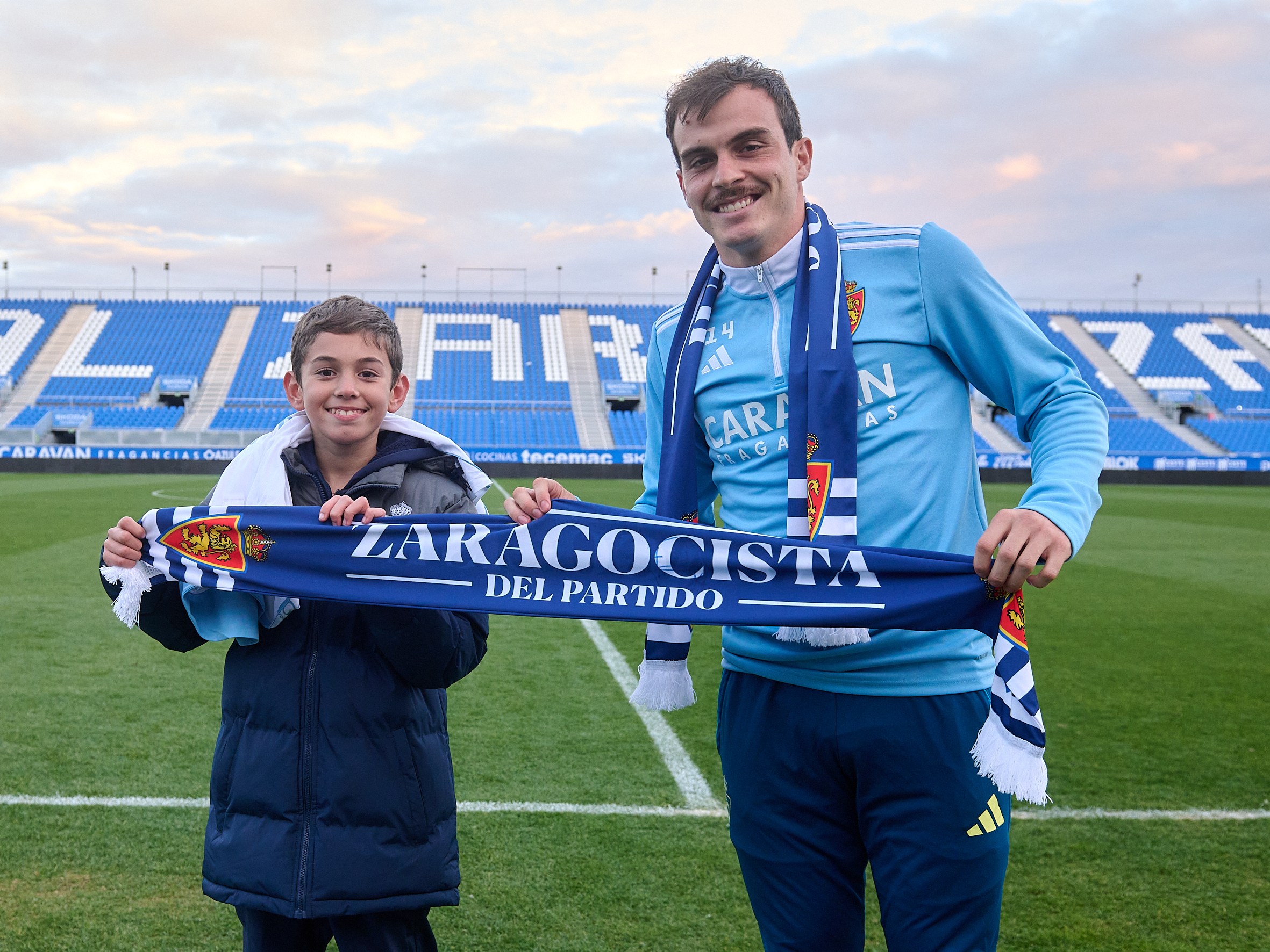 Gonzalo war überrascht, Francho zu treffen, nachdem er zum „Zaragoza-Fan ...