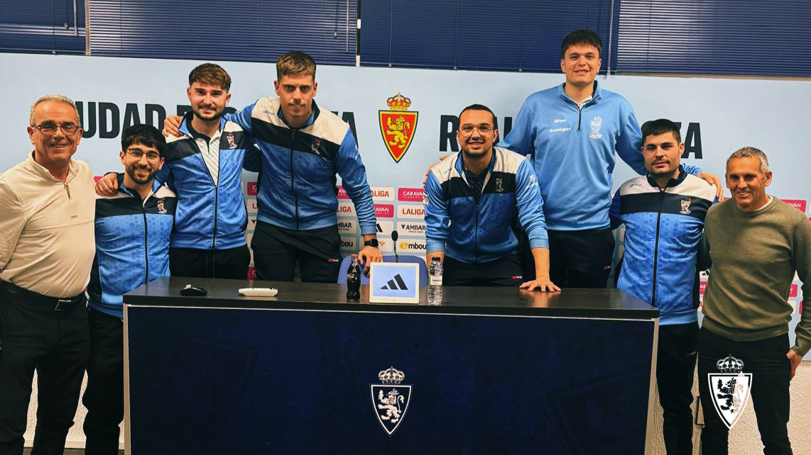 Visita del CD Binéfar a la Ciudad Deportiva zaragocista | Real Zaragoza ...