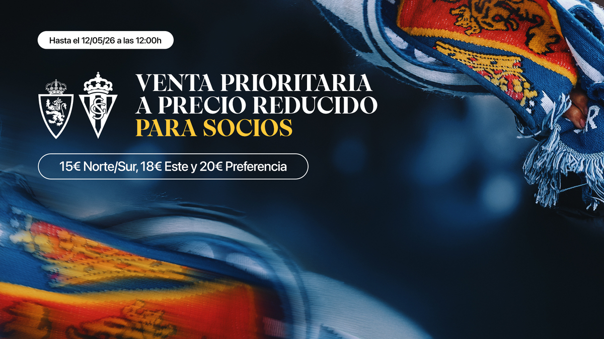 Vorverkauf von Tickets für Mitglieder für das Spiel Real Zaragoza gegen ...