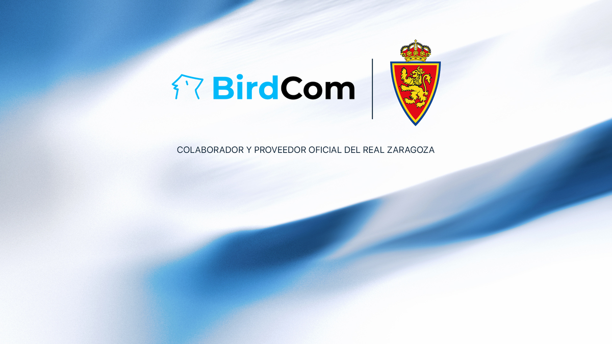 BirdCom bleibt offizieller Sponsor von Real Saragossa