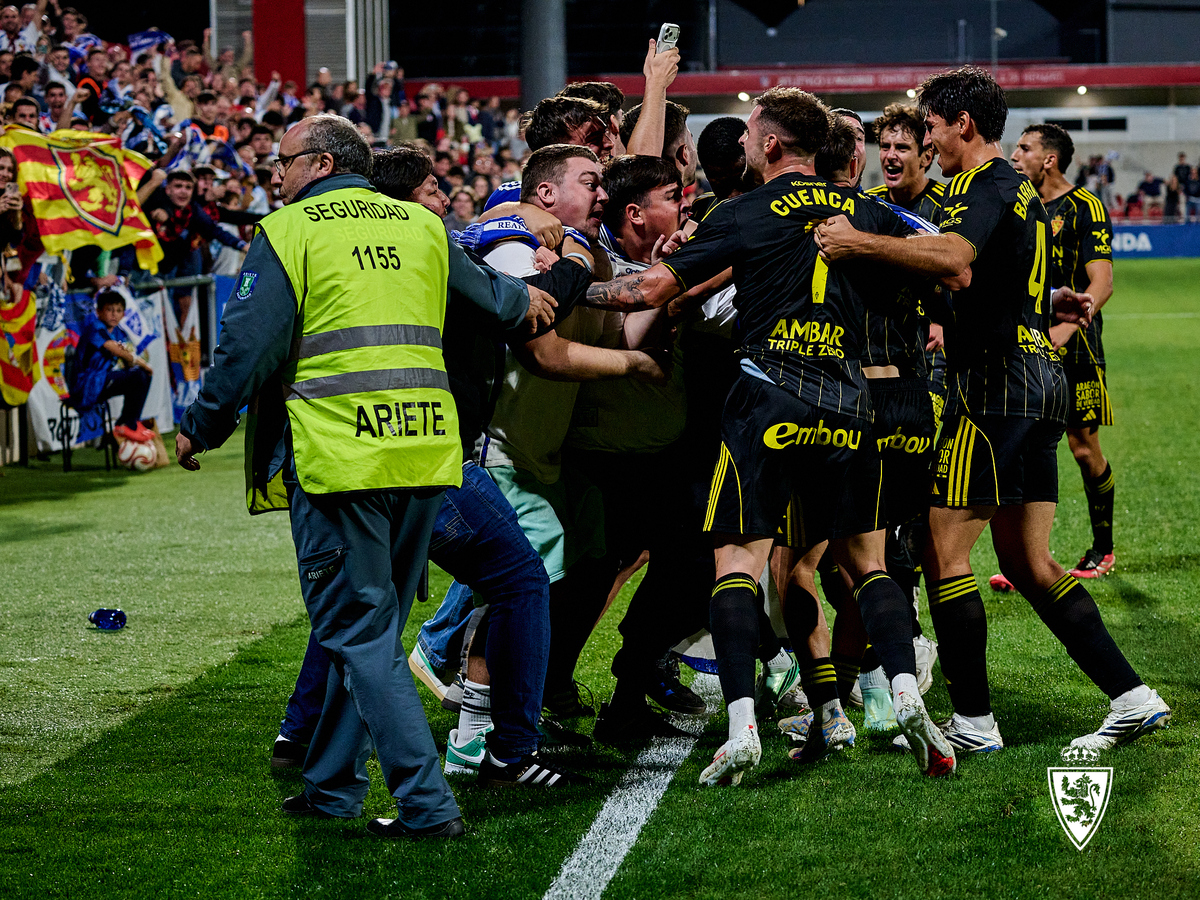 Zaragoza iguala al Atlético en un final épico